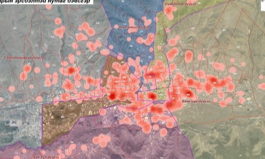 Анхааруулга: Халдвар бүртгэгдсэн дүүрэг, хороод