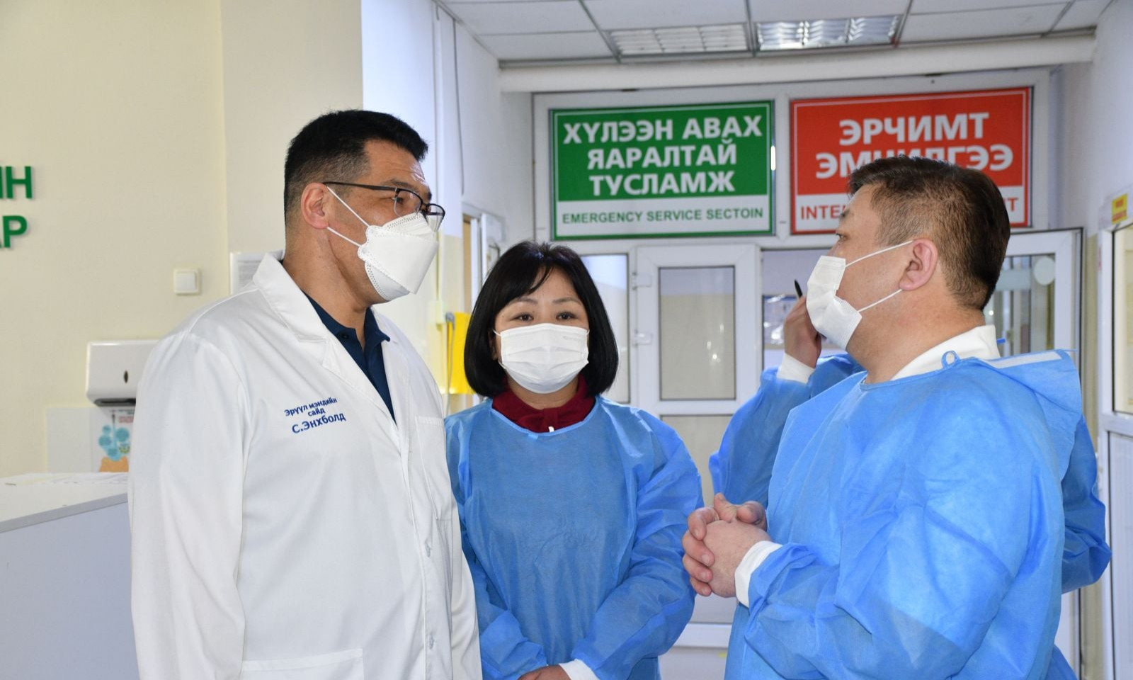 ЭМЯ-ны сайд С.Энхболд ЧД, БГД-ийн Эрүүл мэндийн төв, ЭХЭМҮТ-ийн хүүхдийн эмнэлэгт ажиллалаа