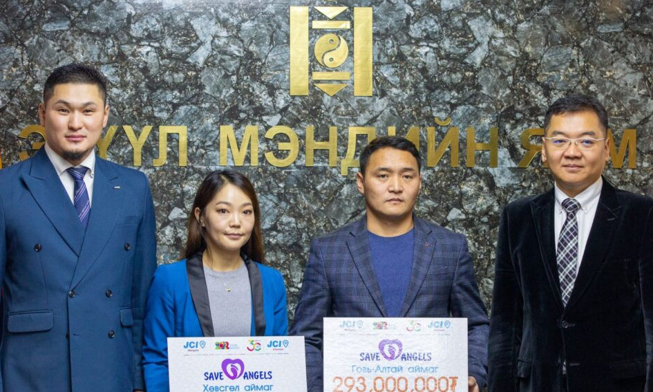 “SAVE ANGELS” төслийн хүрээнд Говь-Алтай, Хөвсгөл аймгийн нэгдсэн эмнэлэгт 400 орчим сая төгрөгийн тоног төхөөрөмж гардууллаа